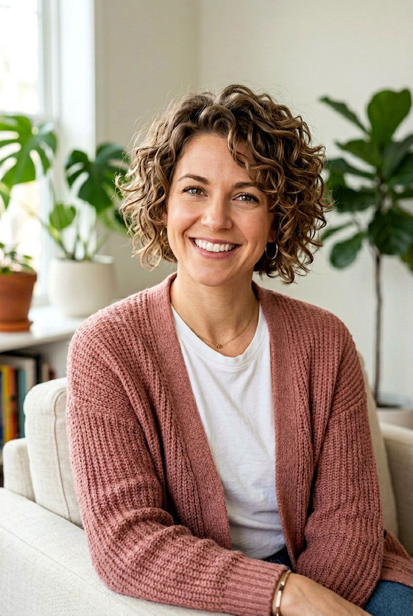 Curly Layered Pixie Bob - 20 curly haircut for women over 60 - 20 curly haircut for women over 60