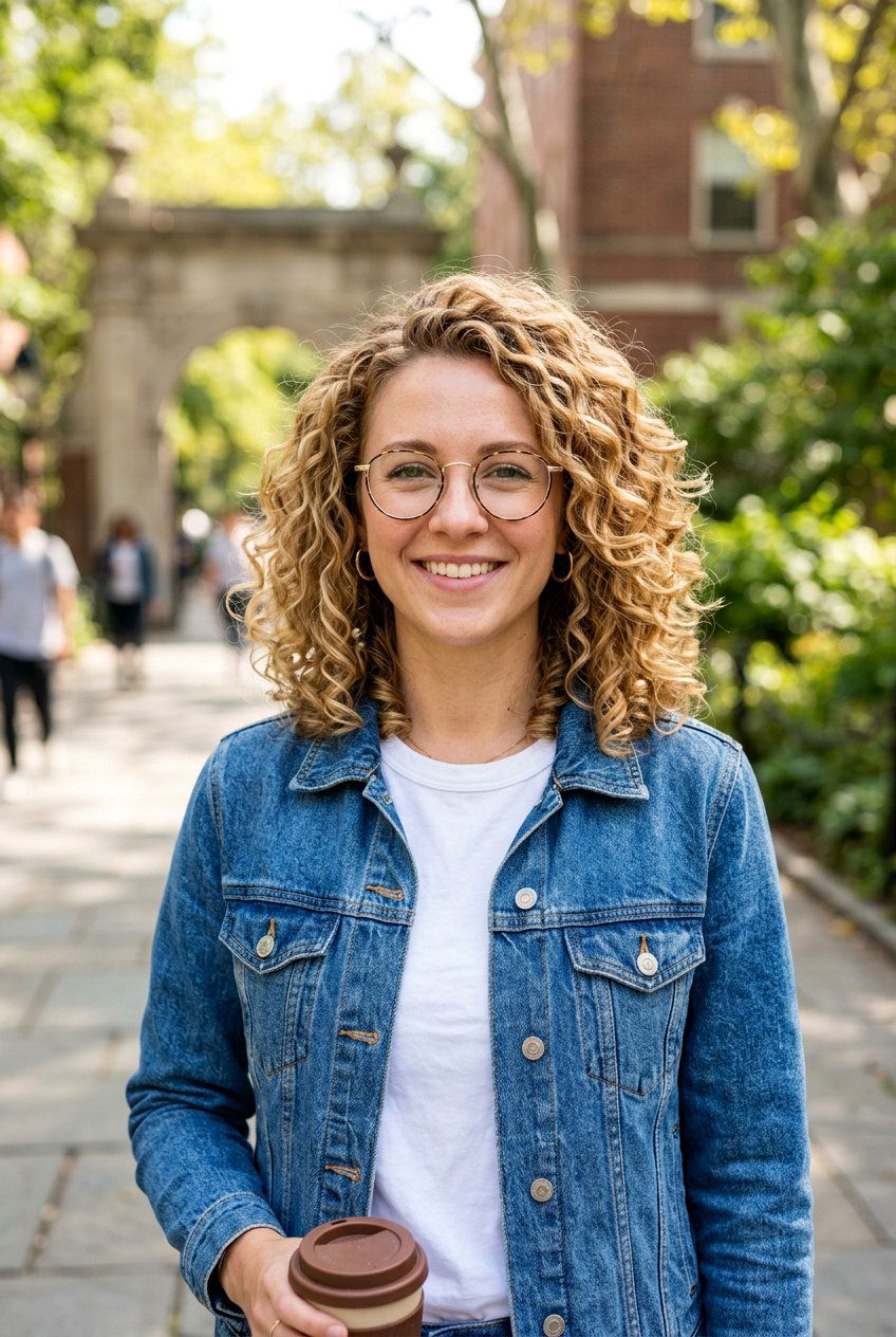 Curly Lob - 20 low maintenance cut for women with glasses - 20 low maintenance cut for women with glasses