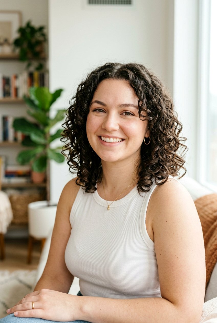 20 Perfect Curly Bob for Round Face Women to Try This Year