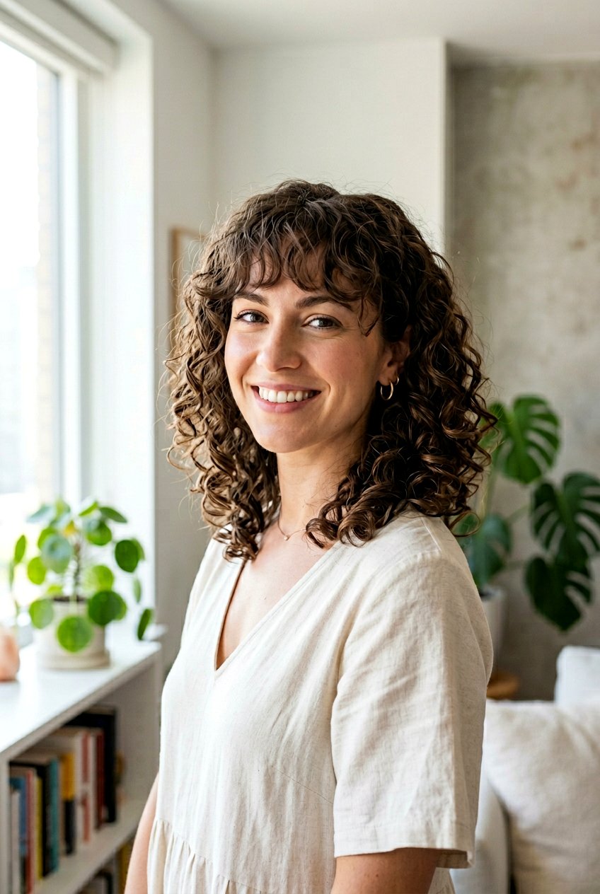 Curly Lob Haircut For Heart Shaped Face - 20 curly lob haircut - 20 curly lob haircut