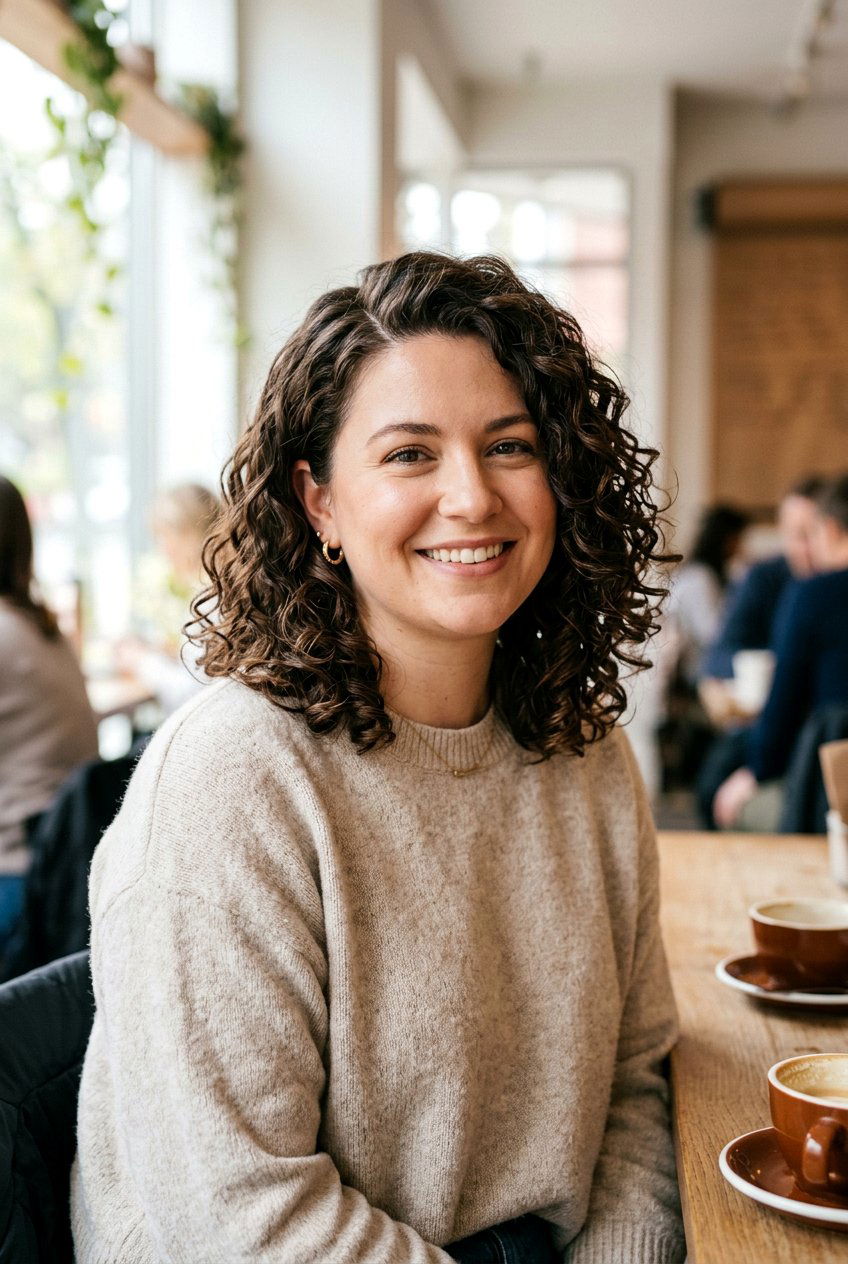 Curly Lob Haircut For Round Face - 20 curly lob haircut - 20 curly lob haircut