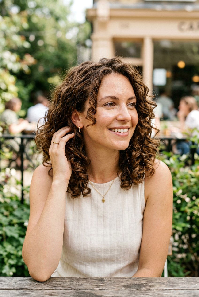 Curly Lob Haircut With Face Framing - 20 curly lob haircut - 20 curly lob haircut