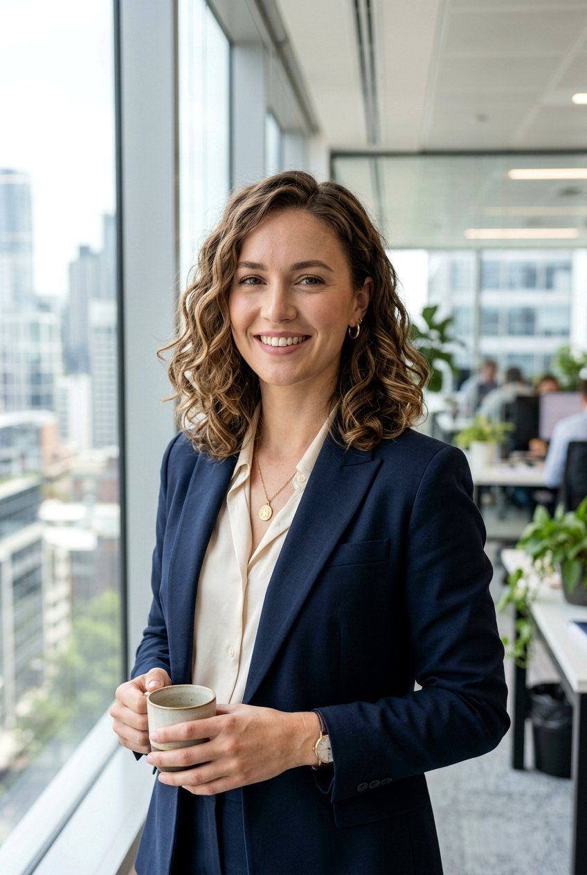 Curly Lob With Soft Ends - 20 simple interview curls - 20 simple interview curls