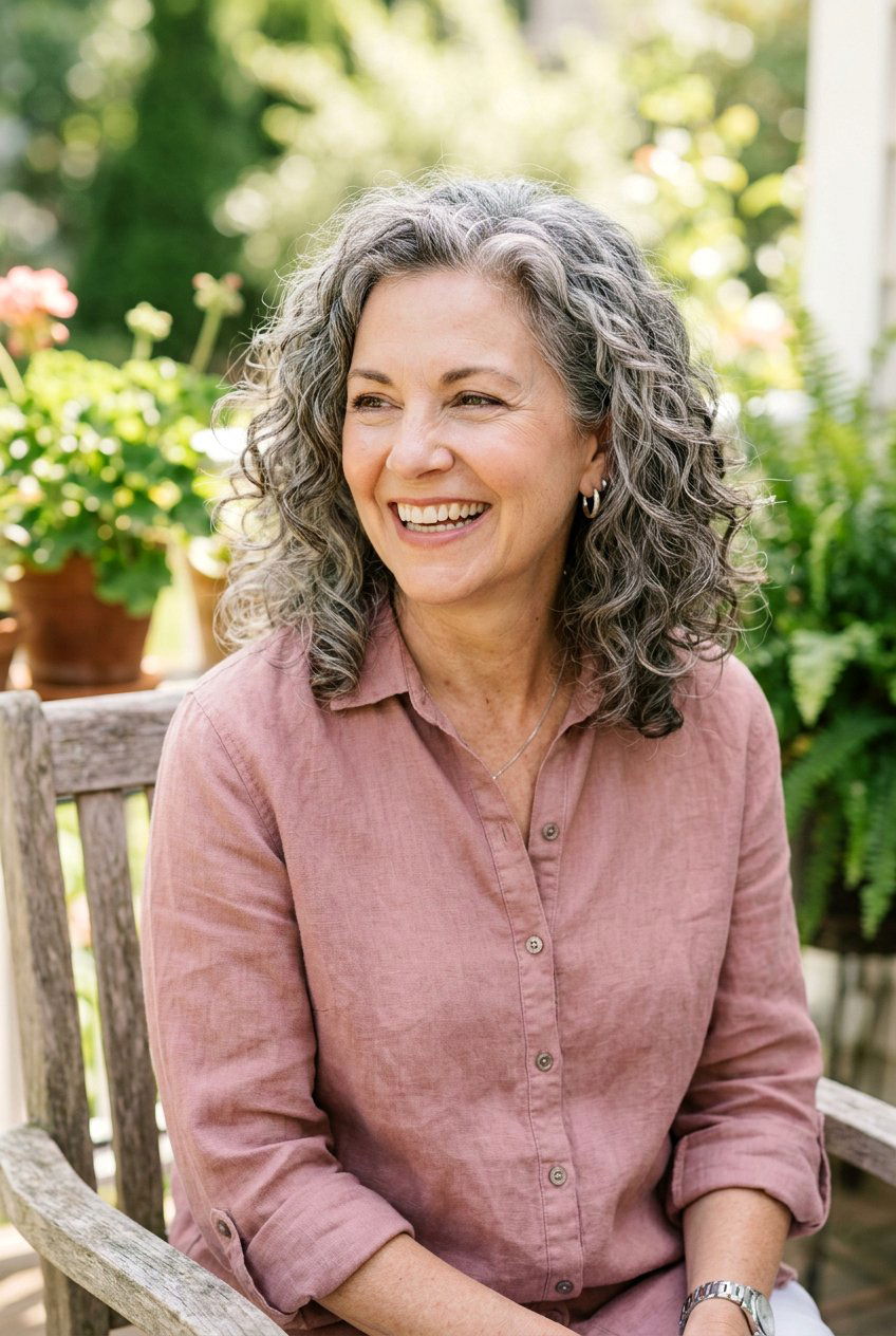 Curly Lob - 20 curly bob for women over 50 - 20 curly bob for women over 50