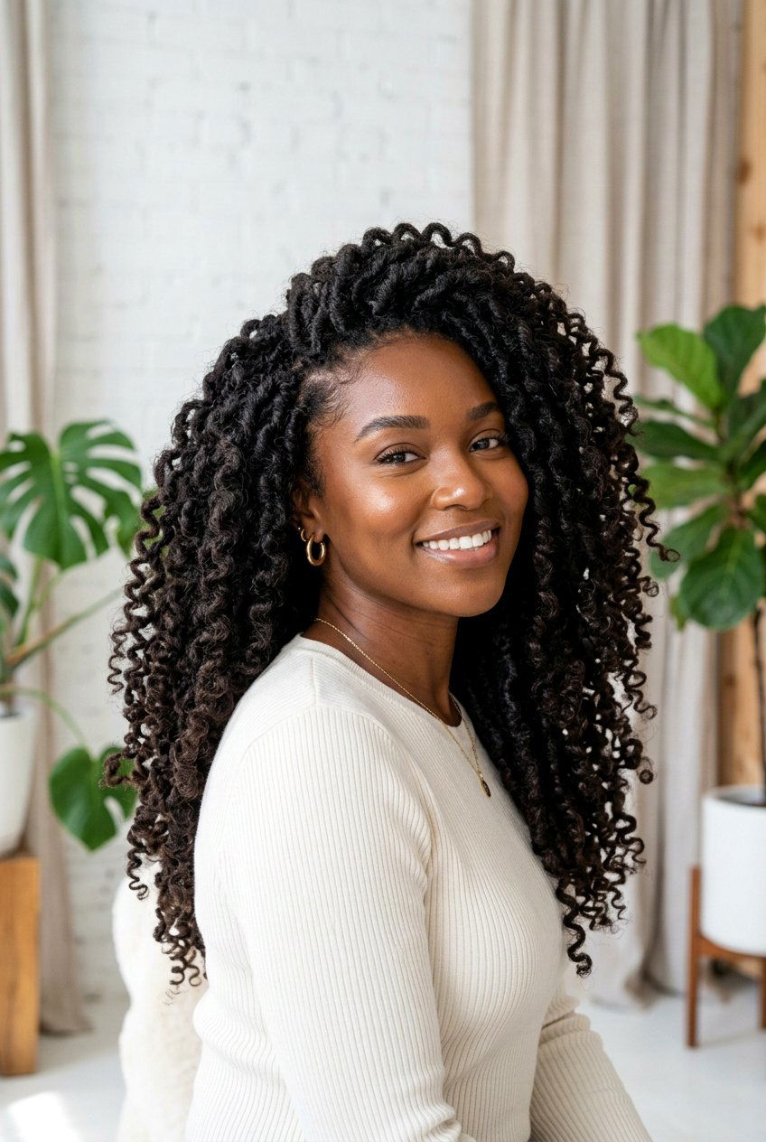 Curly Locs - 20 loc hairstyles for women - 20 loc hairstyles for women