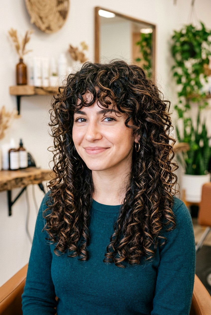 Curly Long Shag - 20 long shag haircut - 20 long shag haircut