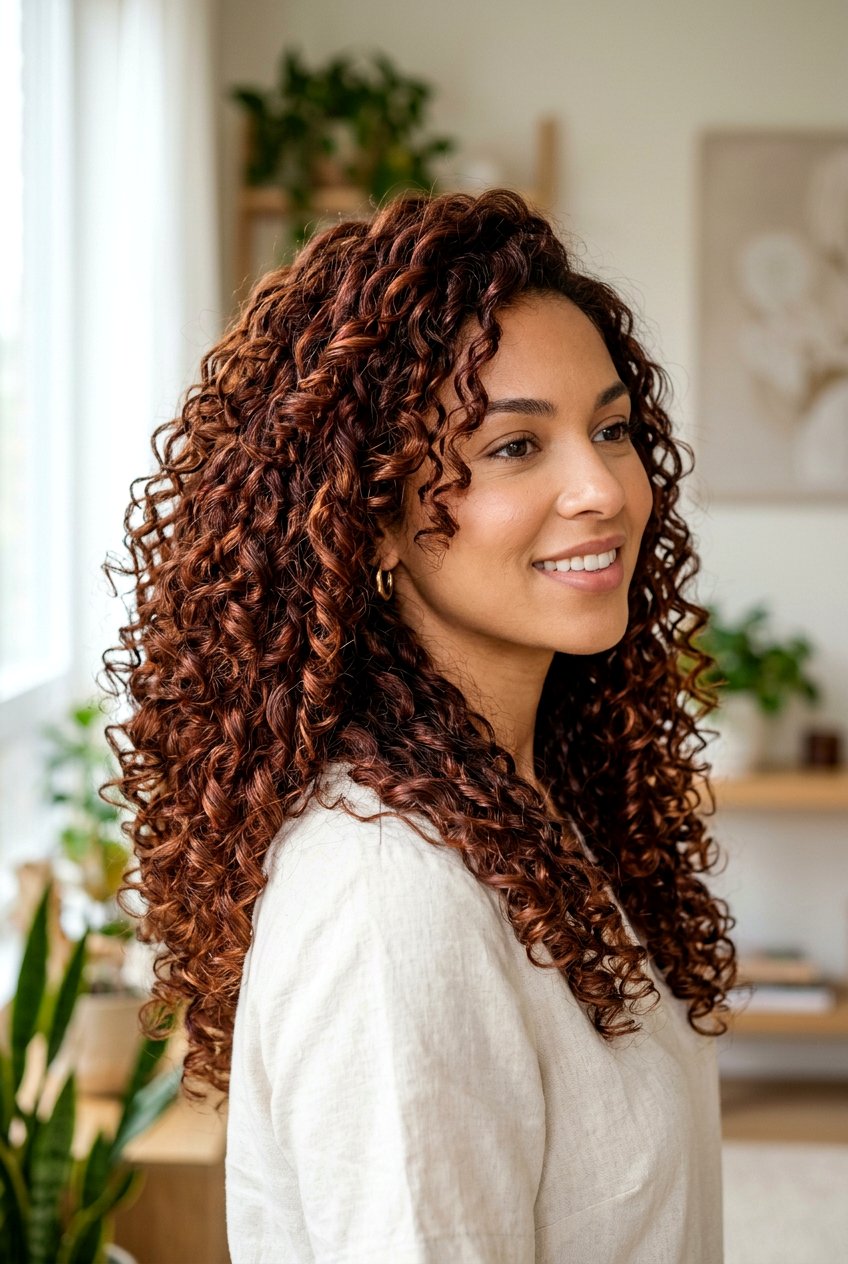 Curly Mahogany Hair - 20 mahogany hair color - 20 mahogany hair color
