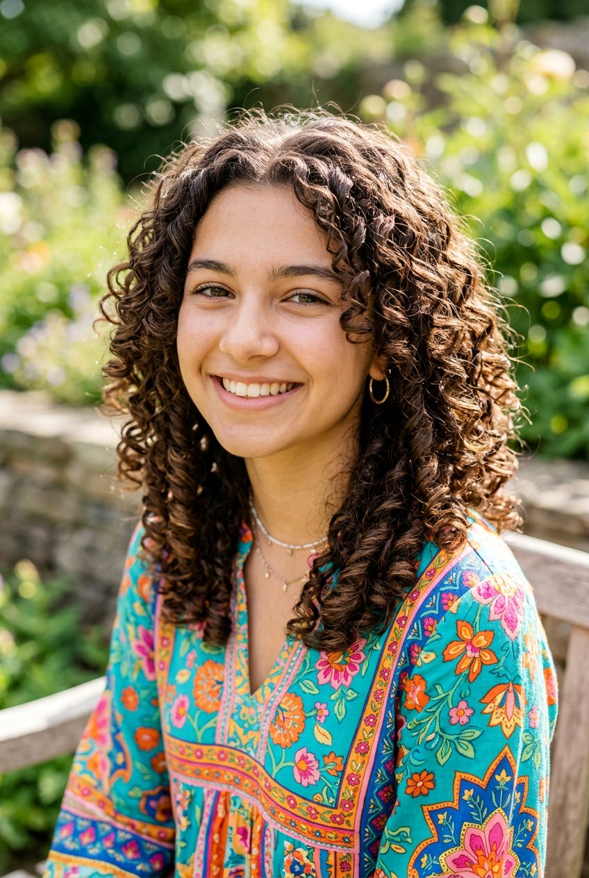 Curly Medium Layered Hair - 20 medium haircut for teenage girls with layers - 20 medium haircut for teenage girls with layers