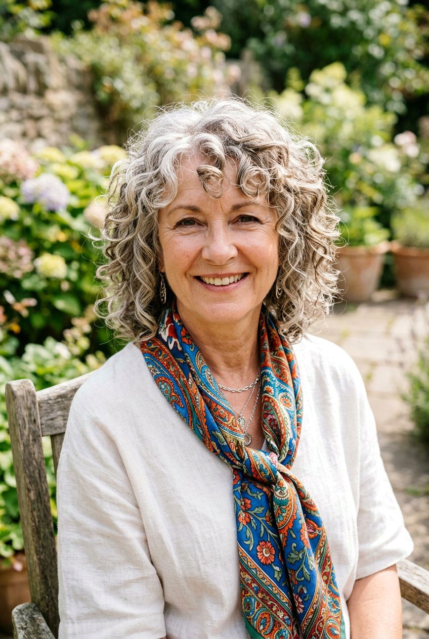 Curly Medium Shag - 20 medium shag for women over 60 with bangs - 20 medium shag for women over 60 with bangs