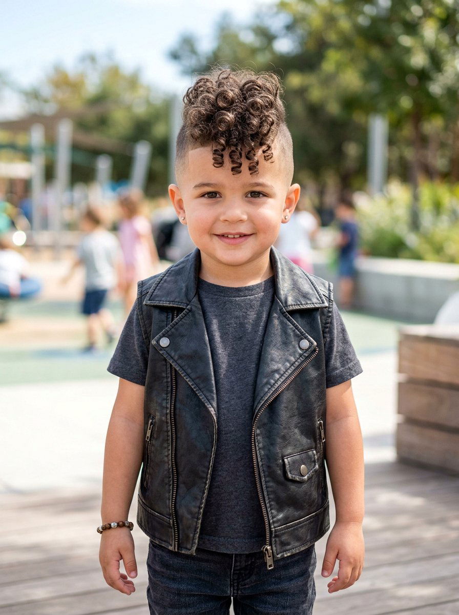 Curly Mohawk Fade - 20 toddler curly fade haircut - 20 toddler curly fade haircut