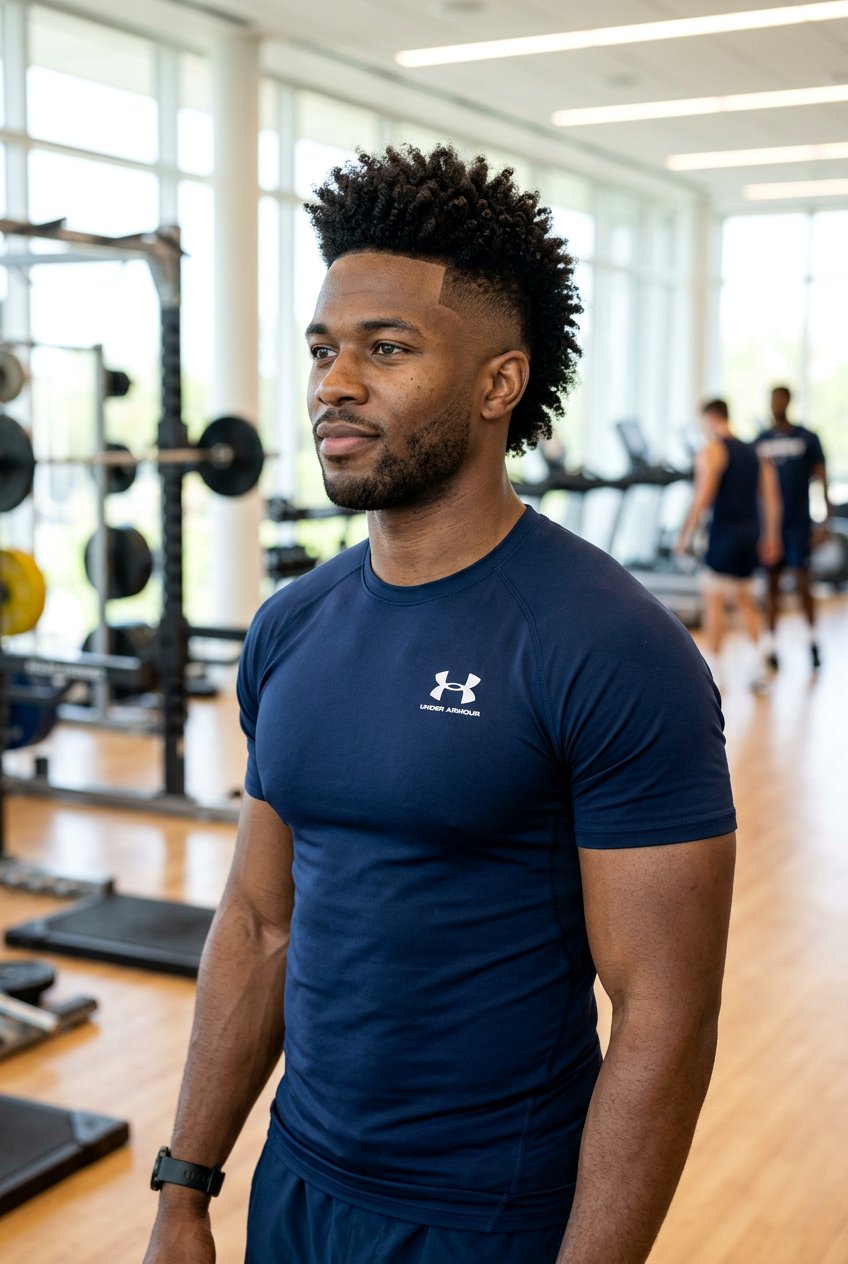 Curly Mohawk Fade - 20 mens haircut for curly medium hair - 20 men’s haircut for curly medium hair