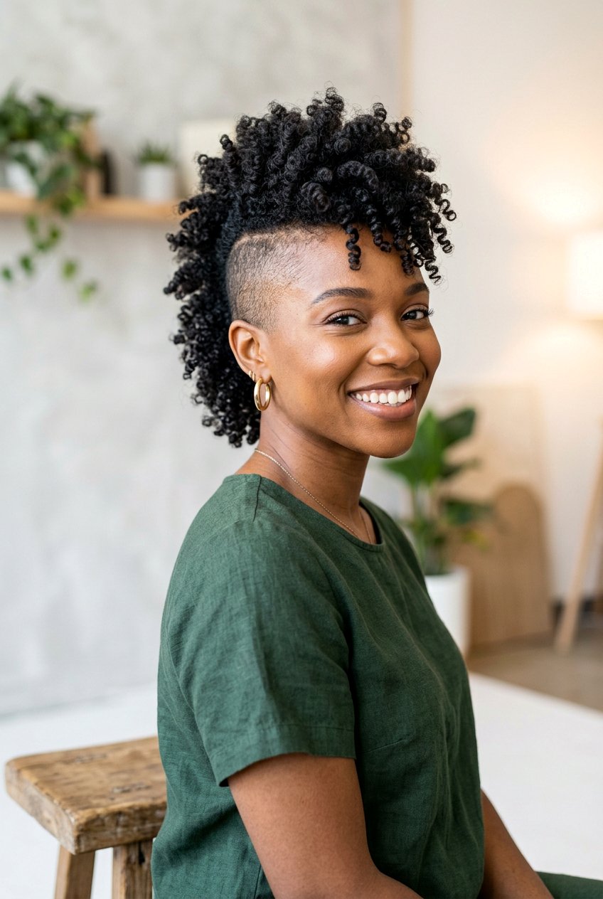 Curly Mohawk Short Hair - 20 curly hairstyles for short hair - 20 curly hairstyles for short hair