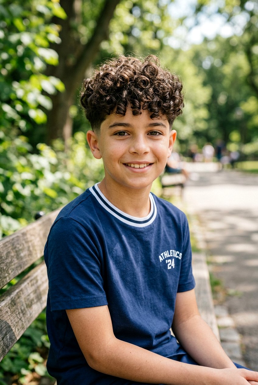 Curly Mop Haircut With Low Fade For Boys - 20 curly mop haircut for boys - 20 curly mop haircut for boys