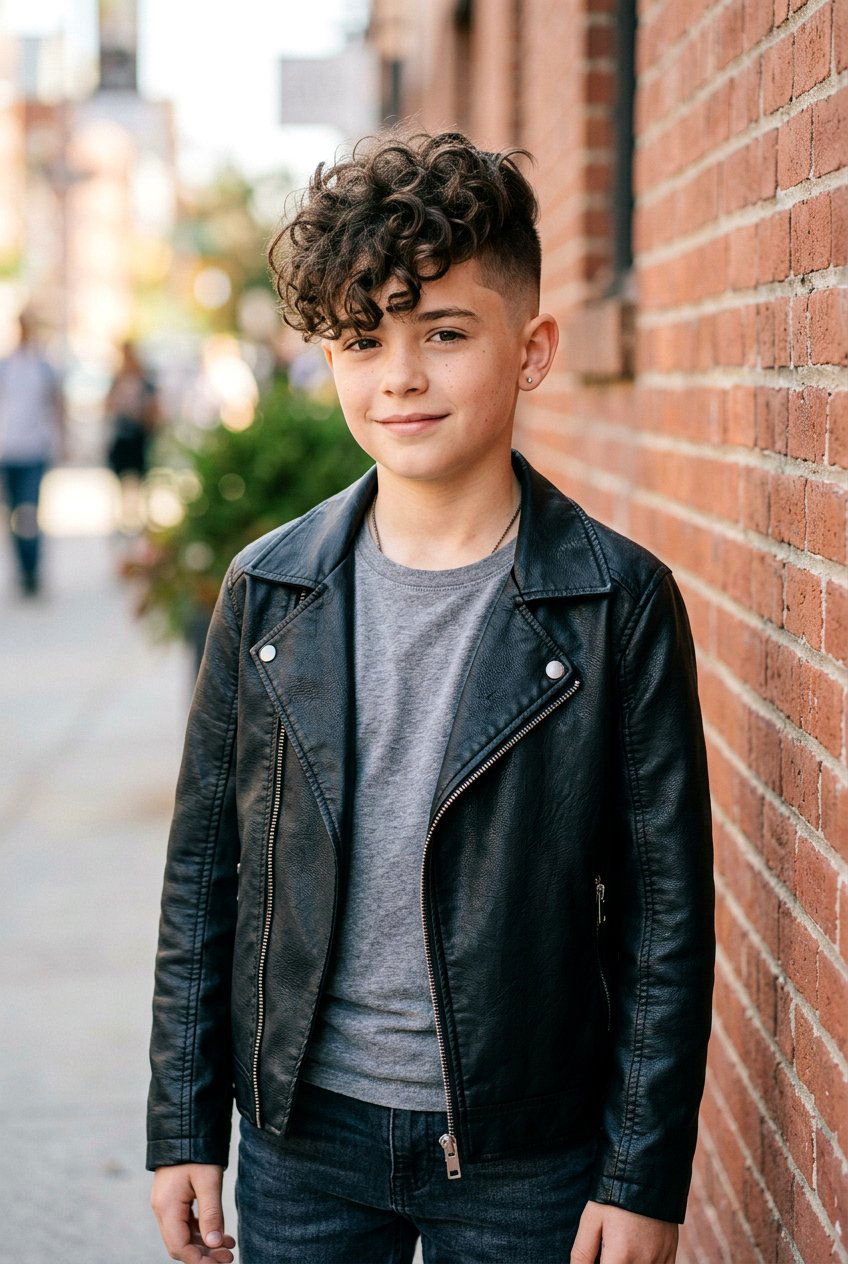 Curly Mop Top With Disconnected Undercut - 20 boys haircut with curly mop top - 20 boys haircut with curly mop top
