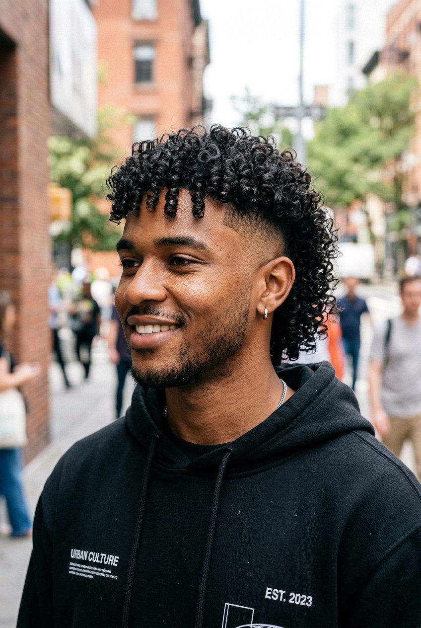 20 Best Taper Mullet for Curly Hair Men Looks to Try Now