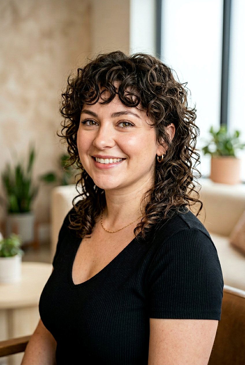 Curly Mullet For Round Face - 20 curly mullet for women - 20 curly mullet for women