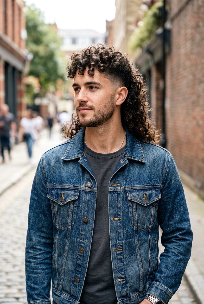 Curly Mullet Men - 20 men haircut for thick curly hair - 20 men haircut for thick curly hair
