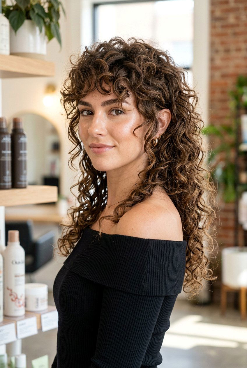 20 Bold And Stylish Curly Mullet For Women To Rock Today