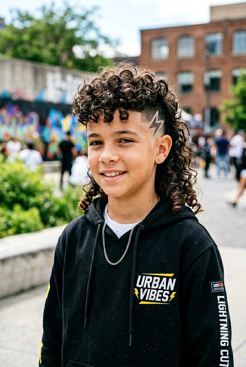 Curly Mullet With Hair Design - 20 curly mullet haircut for boys - 20 curly mullet haircut for boys