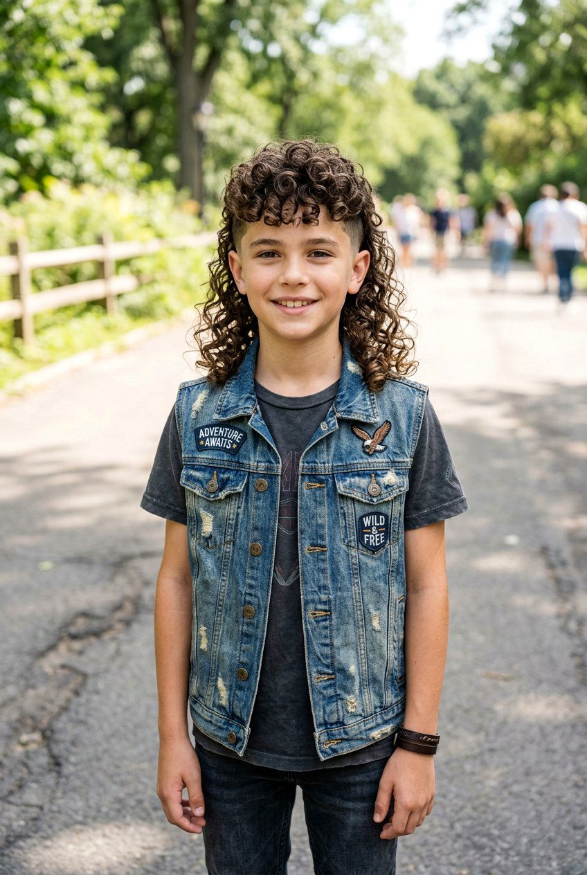 Curly Mullet With Taper - 20 boys haircut with taper and curls - 20 boys haircut with taper and curls