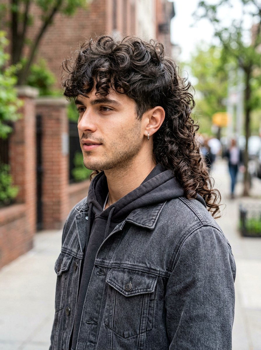 Curly Mullet Wolf Cut - 20 wolf cut men curly hair - 20 wolf cut men curly hair