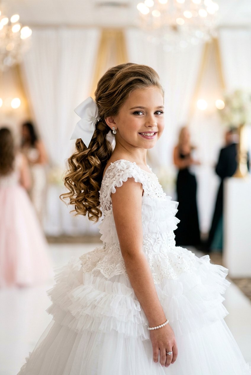 Curly Pageant Ponytail For Girls - 20 pageant curls for girls - 20 pageant curls for girls