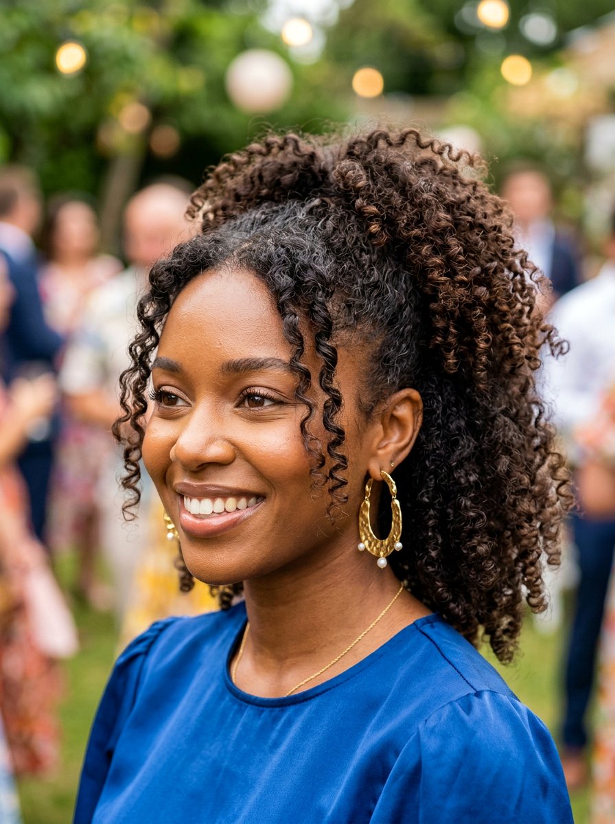 20 Glam Party Ponytail with Face Framing Pieces to Try Now