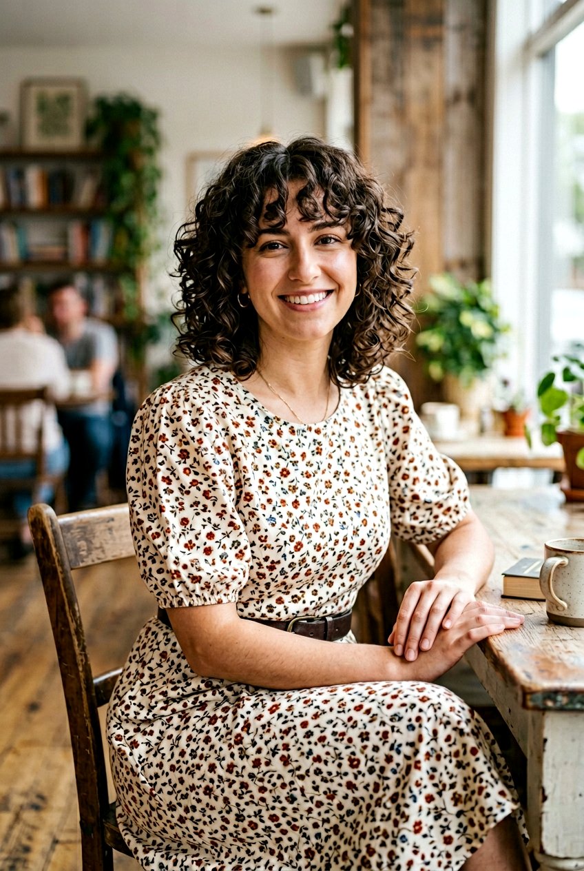 Curly Perm Bob With Curtain Bangs - 20 curly perm for bob haircut - 20 curly perm for bob haircut