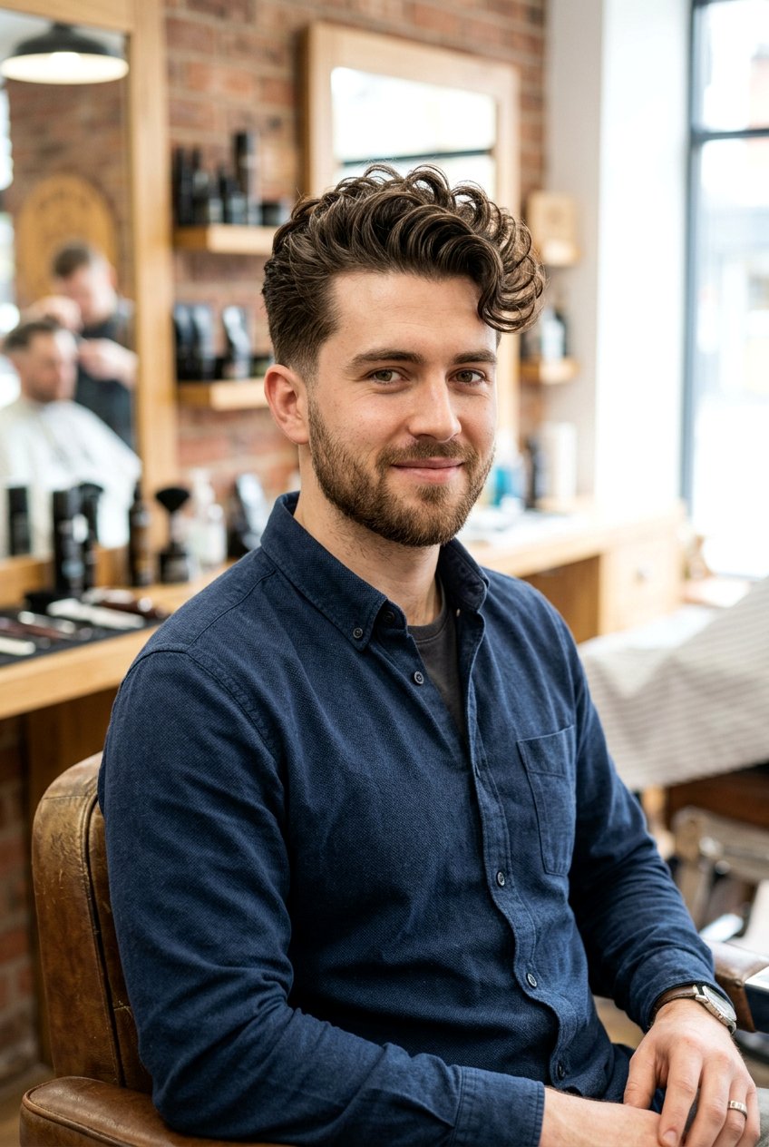 Curly Perm Quiff For Men - 20 curly perm for men - 20 curly perm for men