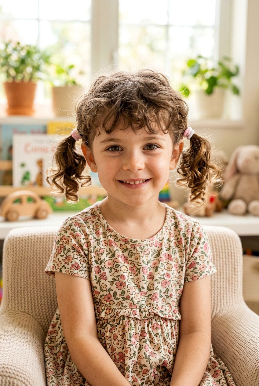 Curly Pigtails For Short Hair Girls - 20 pigtail curls for girls - 20 pigtail curls for girls