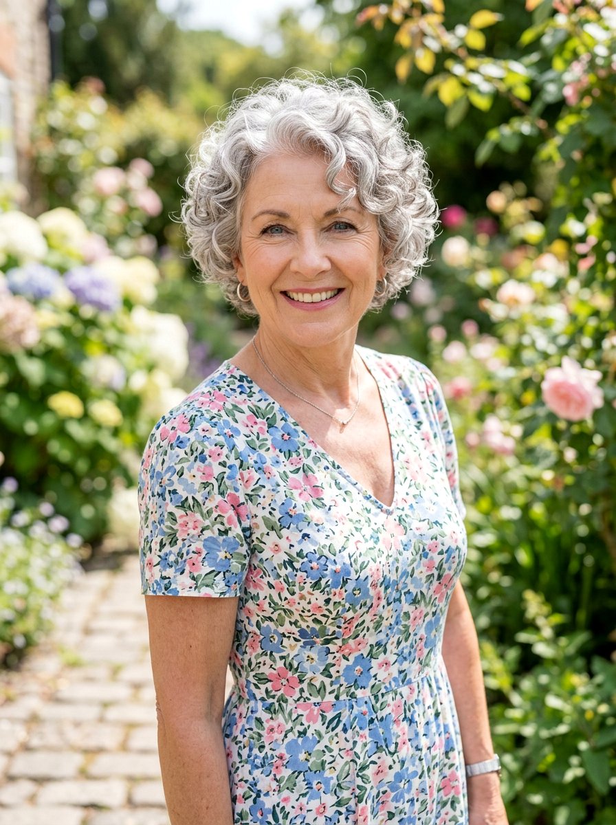 Curly Pixie - 20 short textured pixie for women over 60 - 20 short textured pixie for women over 60