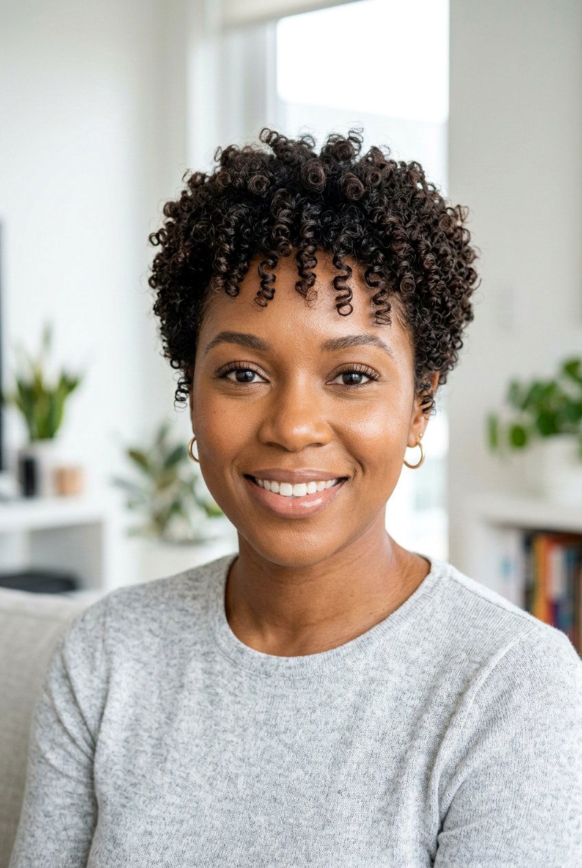 Curly Pixie Cut - 20 transformation haircut ideas - 20 transformation haircut ideas