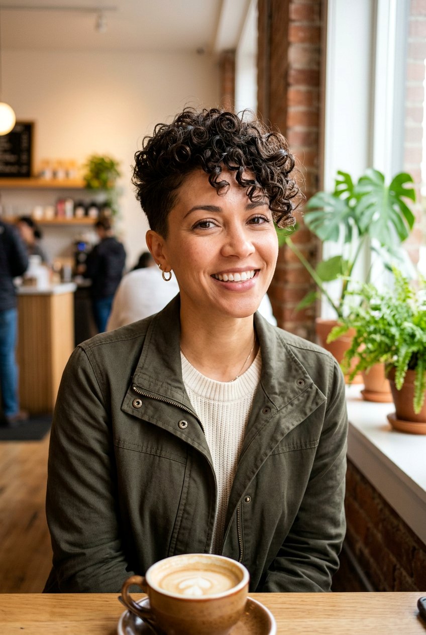 Curly Pixie Cut - 20 low maintenance haircut for curly thick hair - 20 low maintenance haircut for curly thick hair