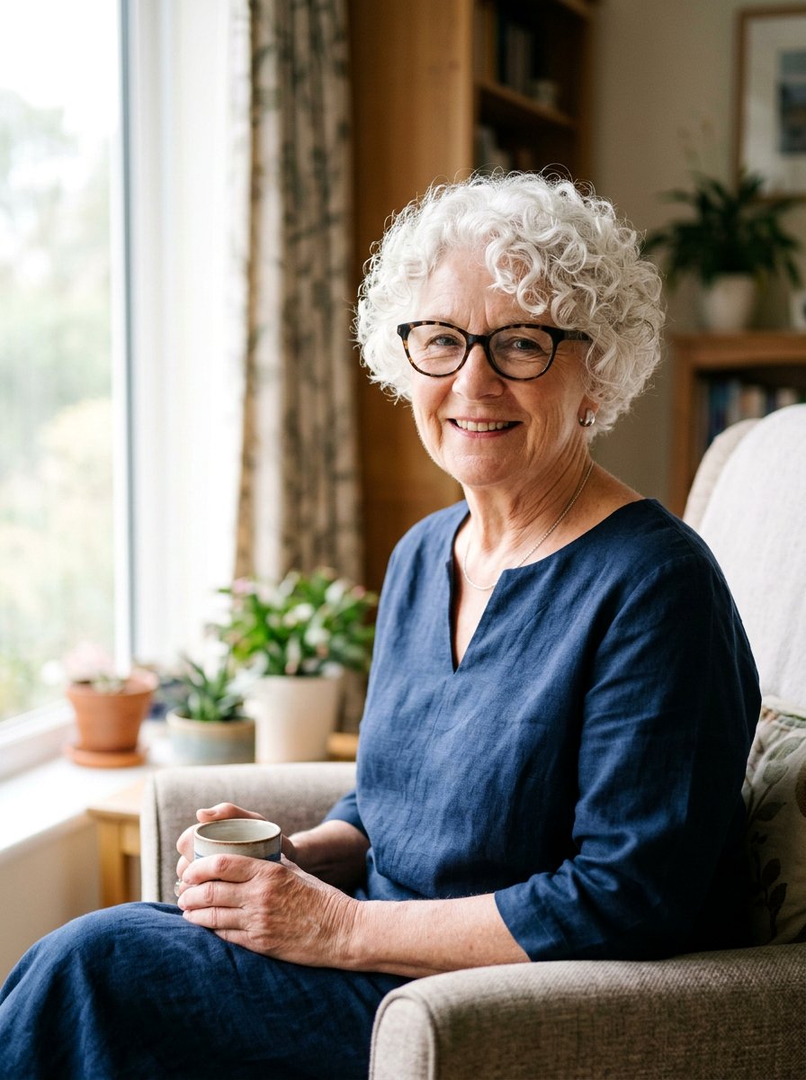 Curly Pixie Cut - 20 pixie cut for women over 70 with glasses - 20 pixie cut for women over 70 with glasses