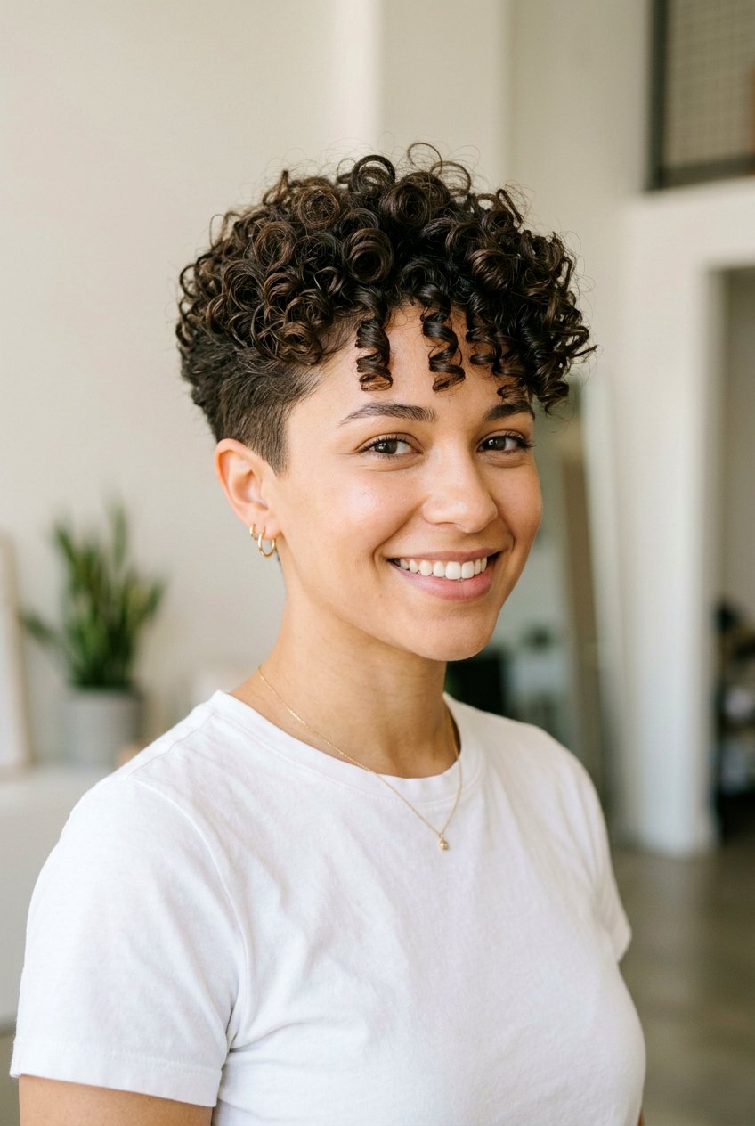 Curly Pixie Cut Curl By Curl Haircut - 20 curl by curl haircut - 20 curl by curl haircut