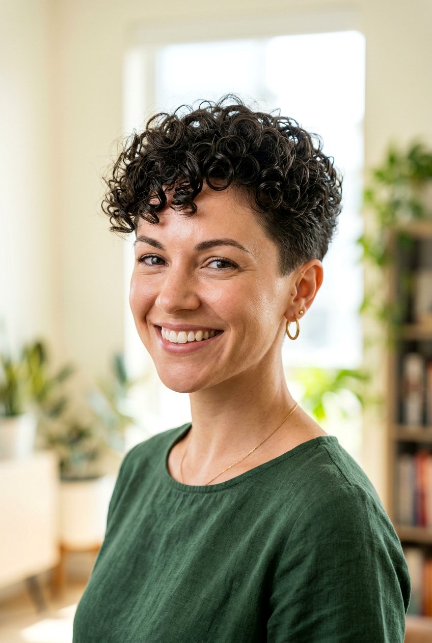 Curly Pixie Cut For Heart Shaped Face - 20 curly haircut for heart shaped face - 20 curly haircut for heart shaped face