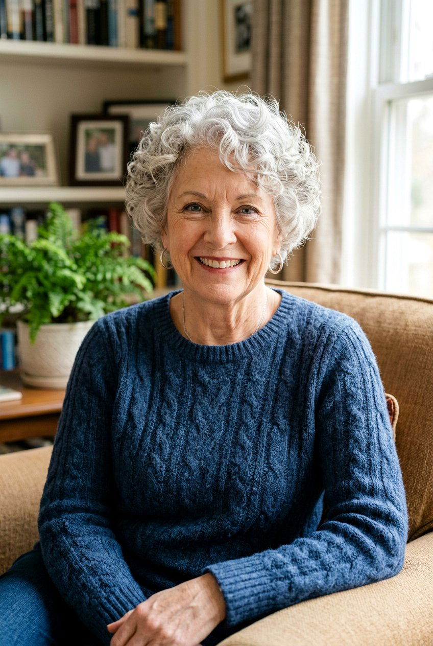 Curly Pixie Cut For Over 70 - 20 curly pixie for older women - 20 curly pixie for older women