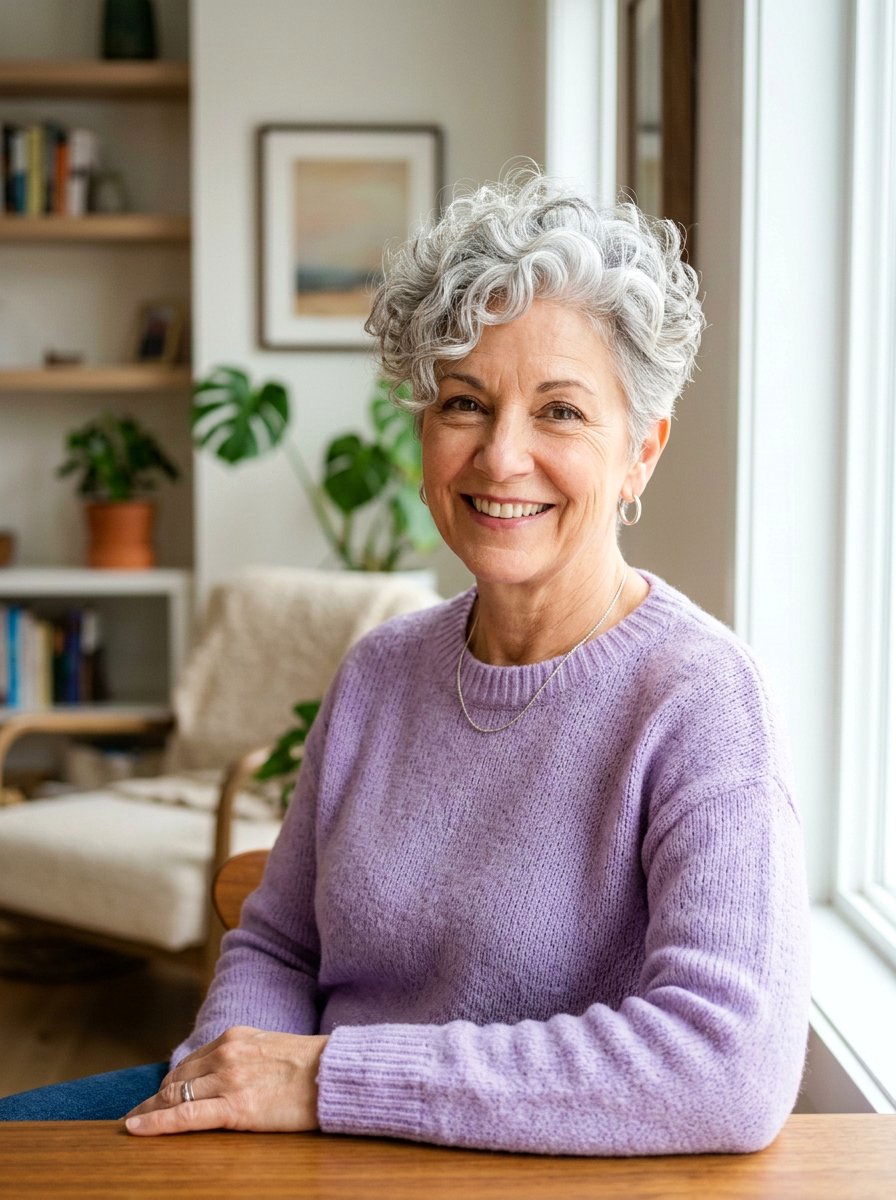 Curly Pixie For Mature Women - 20 soft cropped pixie for mature women - 20 soft cropped pixie for mature women