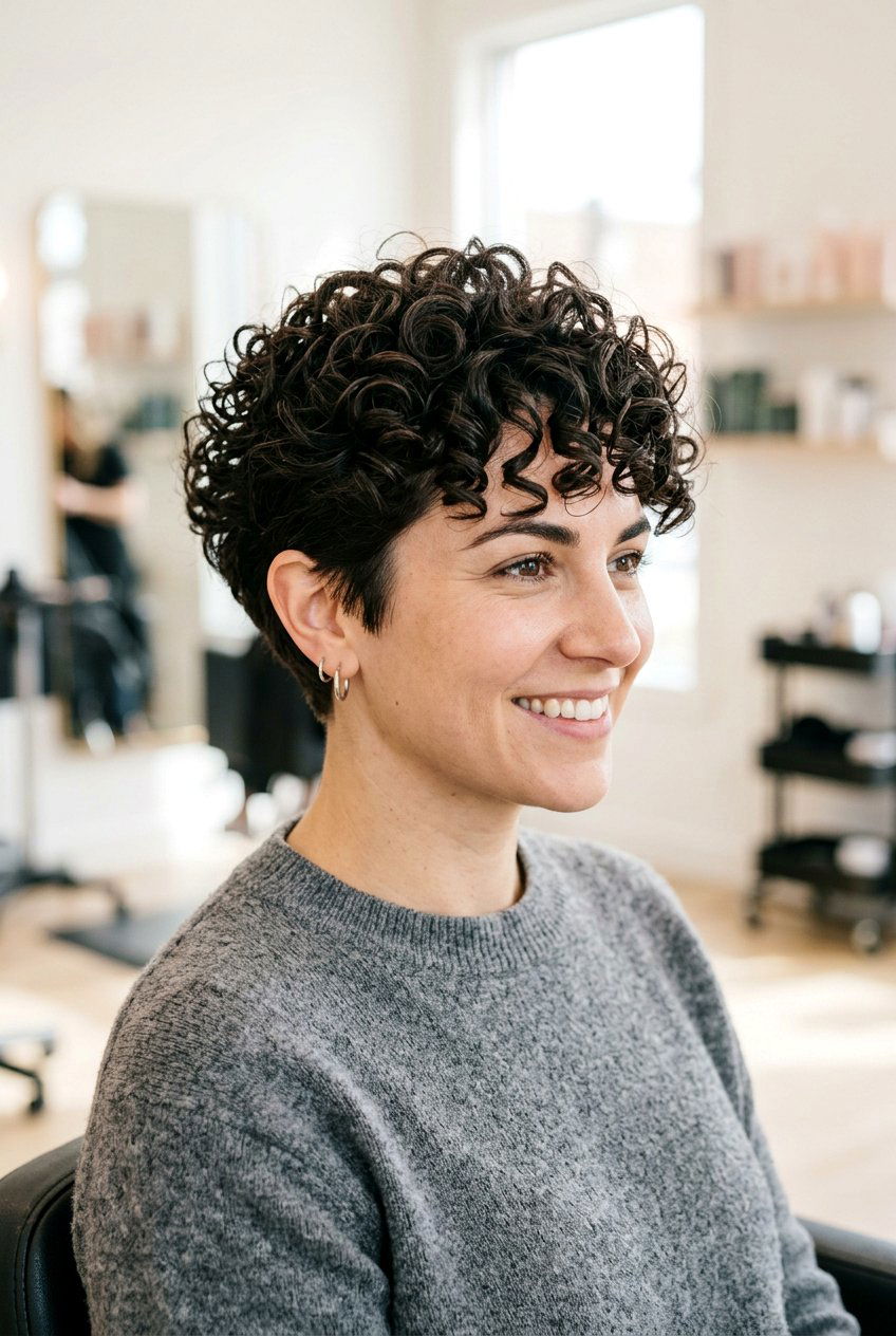 Curly Pixie For Thick Hair - 20 short hairstyles for thick hair - 20 short hairstyles for thick hair