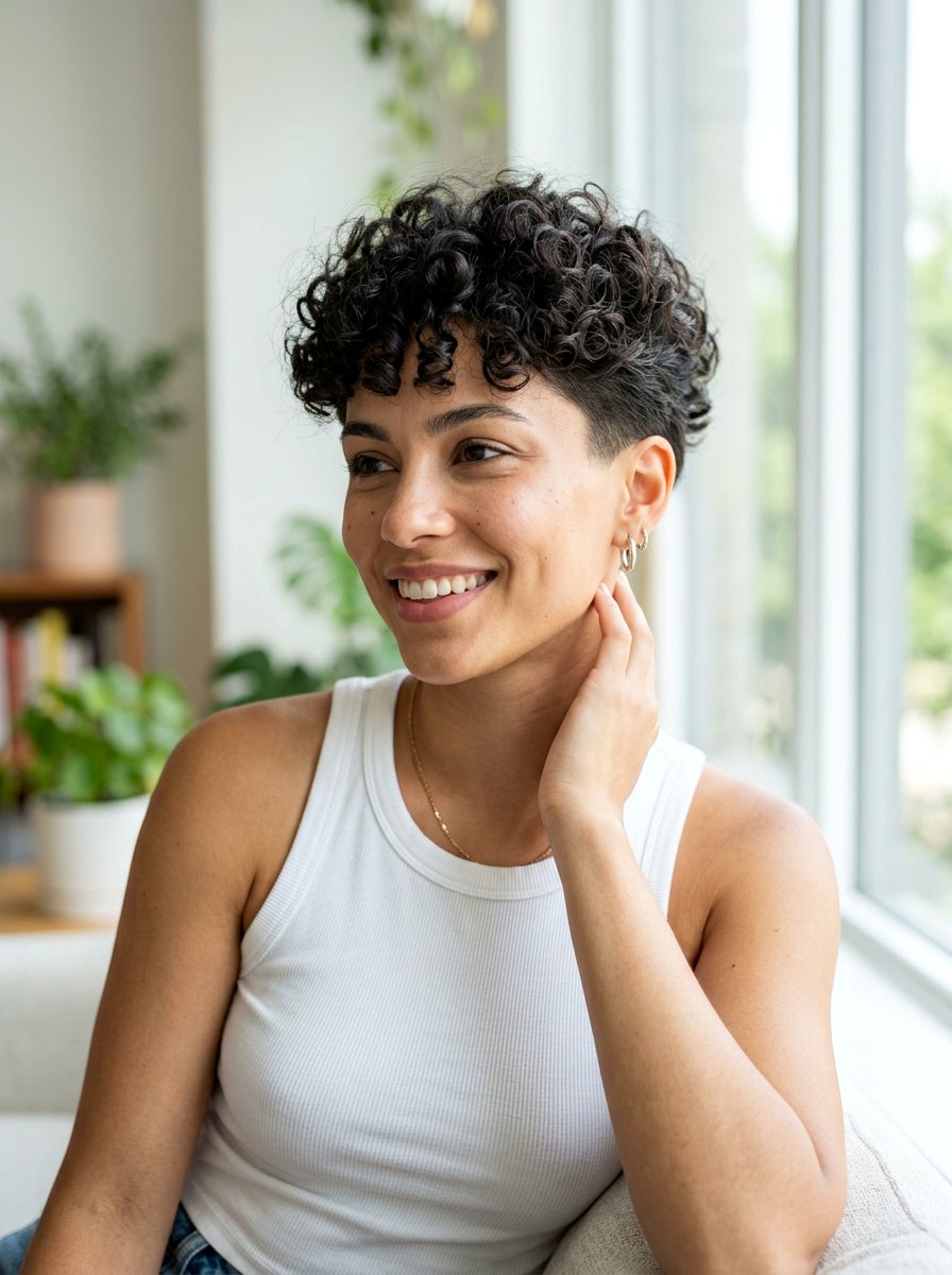 Curly Pixie Haircut For Oval Face Women - 20 short haircut for oval face women - 20 short haircut for oval face women