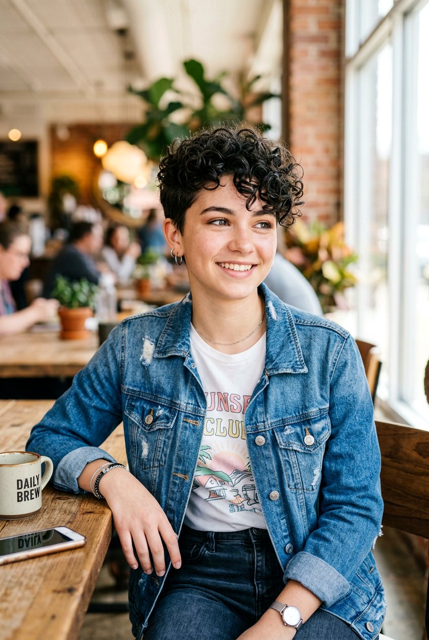 Curly Pixie Haircut For Teenage Girls - 20 curly haircuts for teenage girls - 20 curly haircuts for teenage girls
