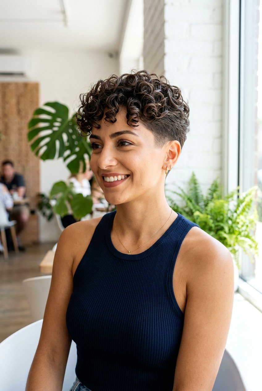 Curly Pixie Haircut - 20 bold short haircut for women - 20 bold short haircut for women