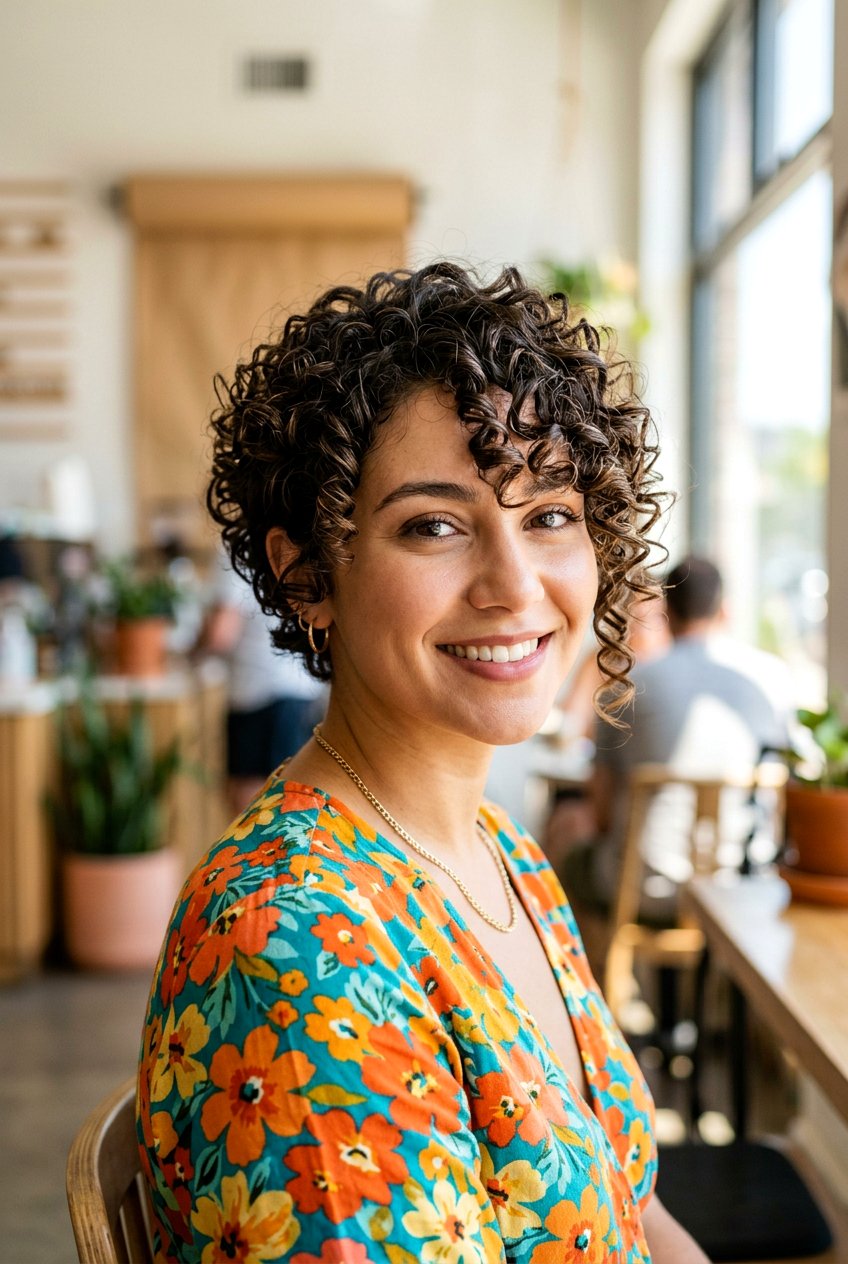 Curly Pixie With Long Fringe - 20 feminine pixie with long bangs - 20 feminine pixie with long bangs