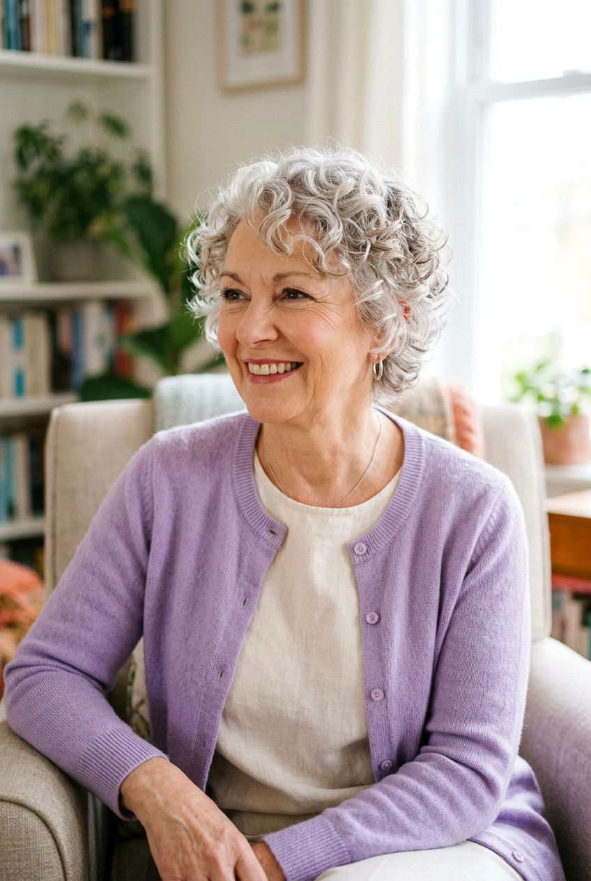 20 Gorgeous Curly Pixie For Mature Women: Timeless Styles