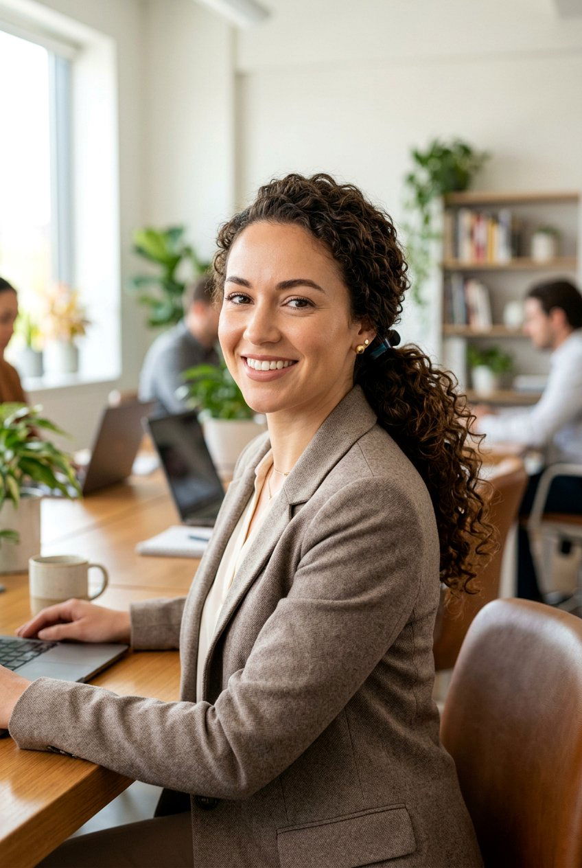 Curly Ponytail For Work - 20 business casual ponytail hairstyle - 20 business casual ponytail hairstyle