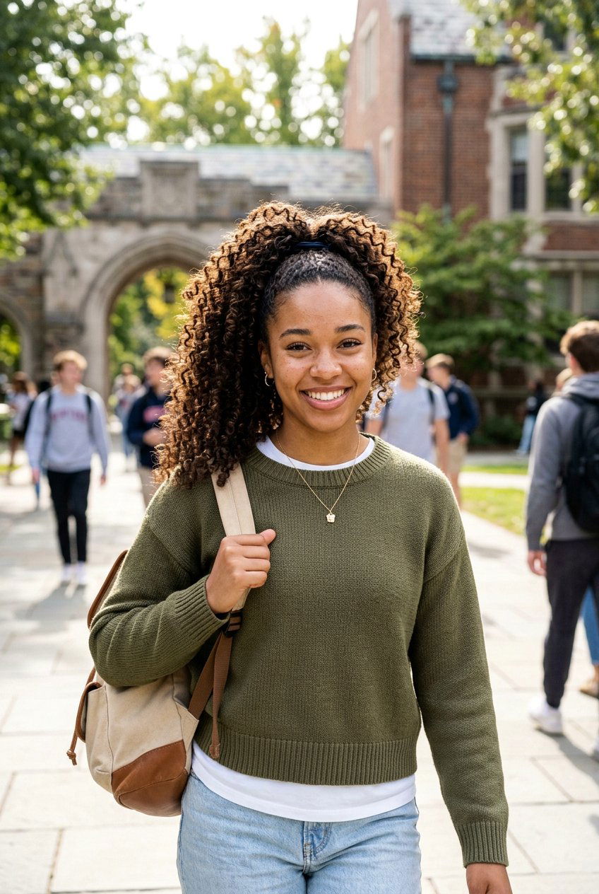 Curly Ponytail Hairstyle - 20 quick hairstyles for college girls - 20 quick hairstyles for college girls
