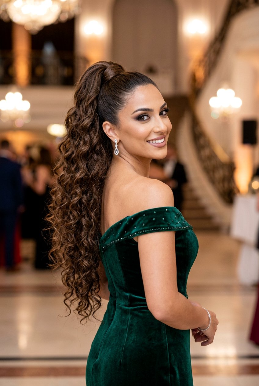 Curly Ponytail With Clip In Extensions - 20 homecoming ponytail with curls - 20 homecoming ponytail with curls