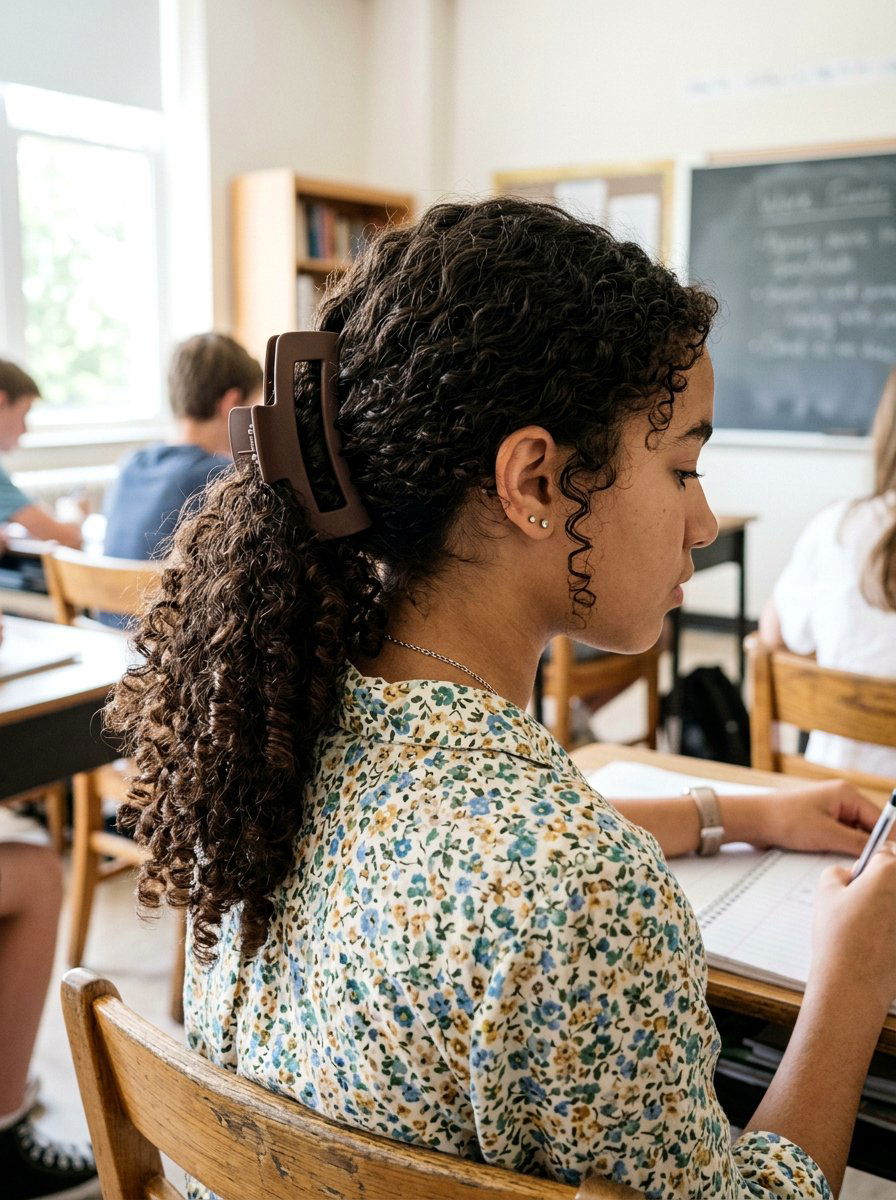 20 Trendy School Ponytail With Claw Clip Ideas to Try Now
