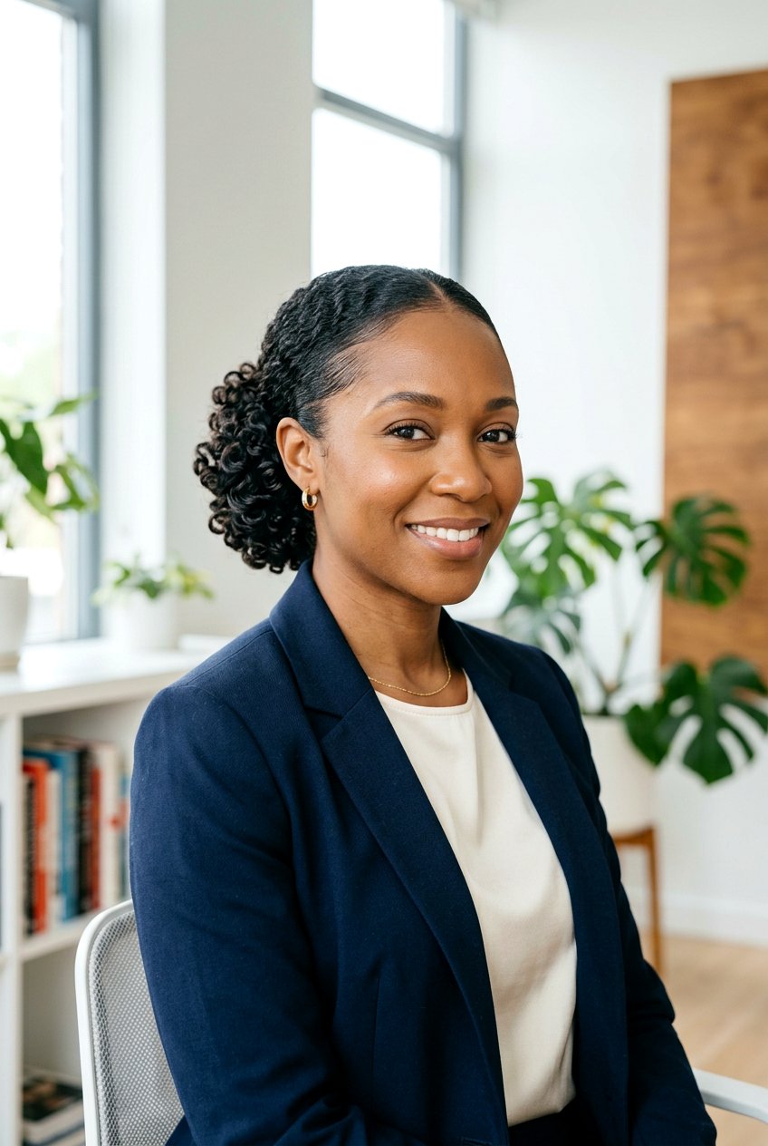 Curly Professional Updo - 20 professional hairstyles for women - 20 professional hairstyles for women