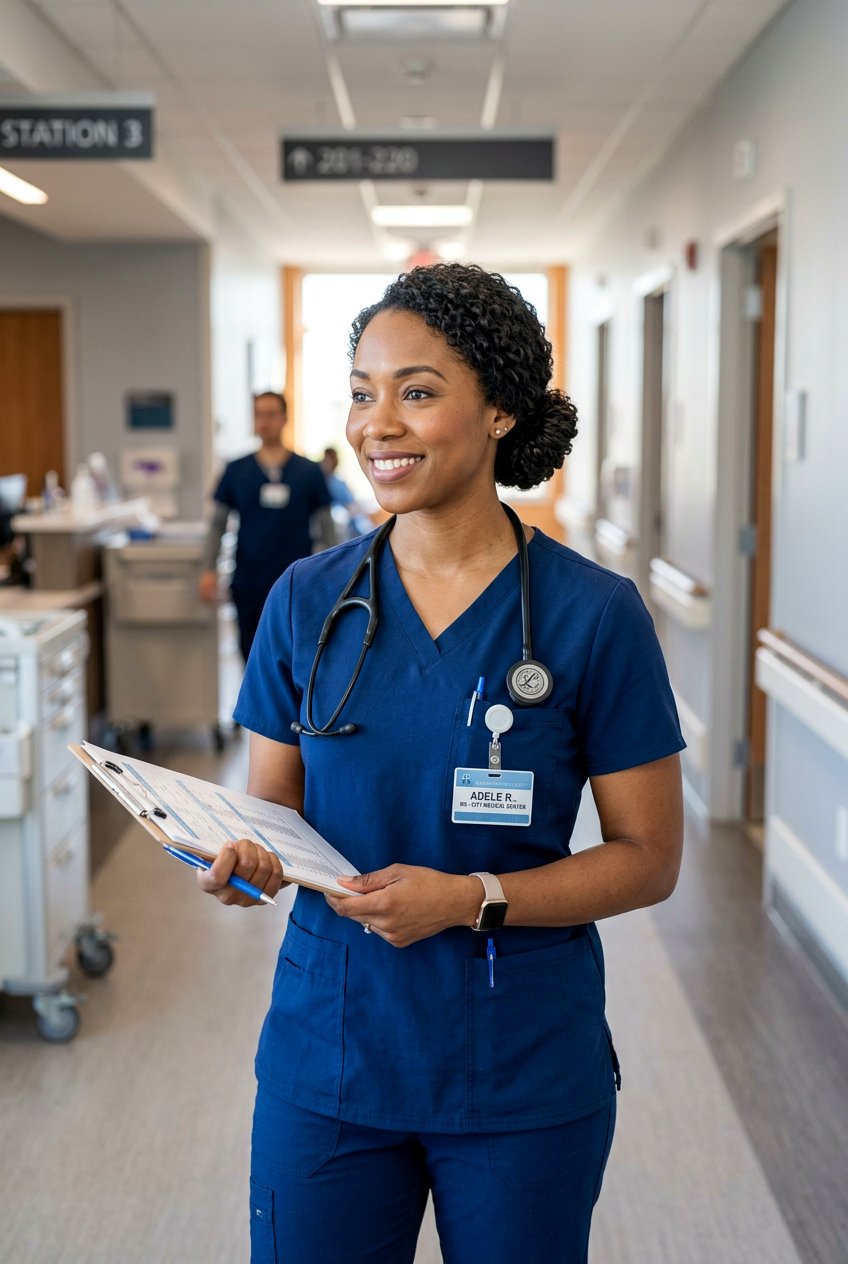 Curly Protective Nurse Bun - 20 nurse bun hairstyles - 20 nurse bun hairstyles